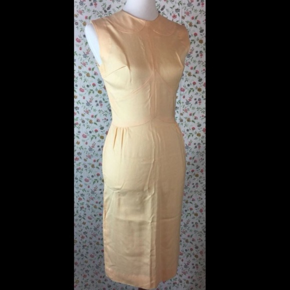 Vintage Dresses & Skirts - Vintage 60's Peter Pan Collar Sleeveless Dress